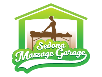 Sedona Massage Garage.....Your One Stop Body Shop logo design by reight