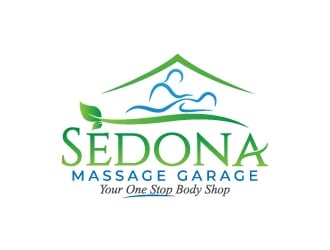 Sedona Massage Garage.....Your One Stop Body Shop logo design by jaize