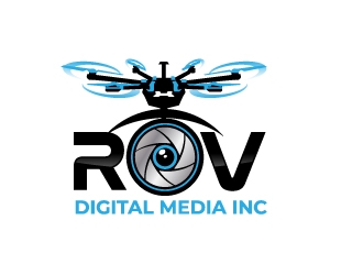 ROV Digital Media Inc or ROV logo design by jaize
