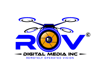 ROV Digital Media Inc or ROV logo design by torresace