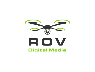 ROV Digital Media Inc or ROV logo design by kaylee