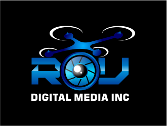 ROV Digital Media Inc or ROV logo design by meliodas