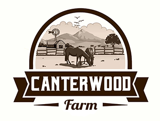 Canterwood Farm logo design by Optimus