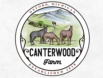Canterwood Farm logo design by Optimus