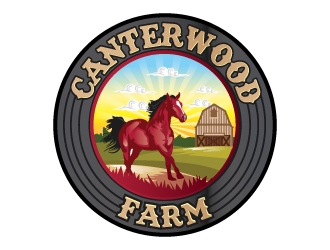 Canterwood Farm logo design by usashi