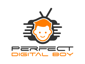 Perfect Digital Boy logo design by BlessedArt