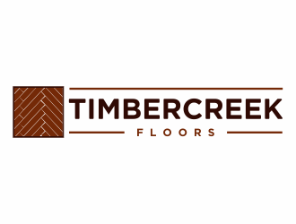 Timbercreek Floors logo design by Mahrein