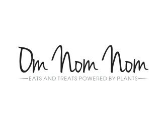 Om Nom Nom - Eats and treats powered by Plants logo design by nurul_rizkon
