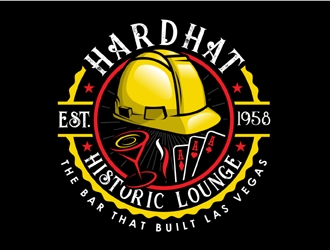 Hardhat Historic Lounge logo design by MAXR