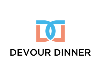 Devour Dinner logo design by oke2angconcept
