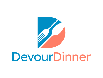 Devour Dinner logo design by lexipej