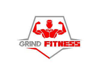 Grind Fitness logo design by ROSHTEIN
