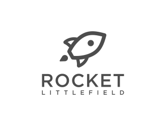 Rocket Littlefield logo design by salis17