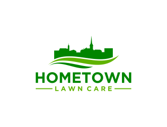 Hometown Lawn Care logo design by RIANW
