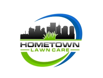 Hometown Lawn Care logo design by amar_mboiss