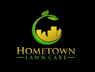 Hometown Lawn Care logo design by amar_mboiss