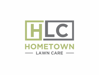 Hometown Lawn Care logo design by haidar