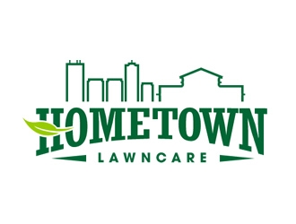 Hometown Lawn Care logo design by Coolwanz