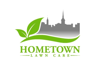 Hometown Lawn Care logo design by abss