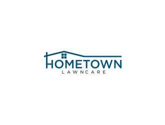 Hometown Lawn Care logo design by logitec
