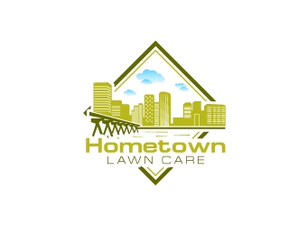 Hometown Lawn Care logo design by uttam