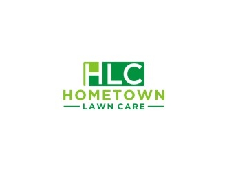 Hometown Lawn Care logo design by bricton