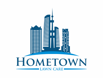 Hometown Lawn Care logo design by Mahrein