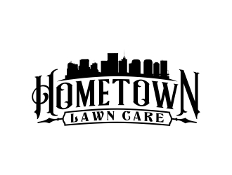 Hometown Lawn Care logo design by b3no