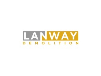 Lanway Demolition logo design by bricton