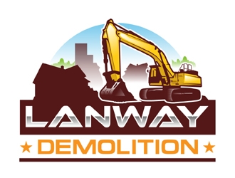 Lanway Demolition logo design by MAXR