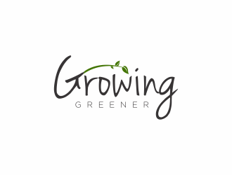 Growing Greener logo design by haidar