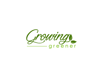 Growing Greener logo design by emyouconcept