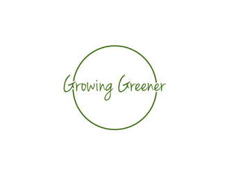 Growing Greener logo design by johana