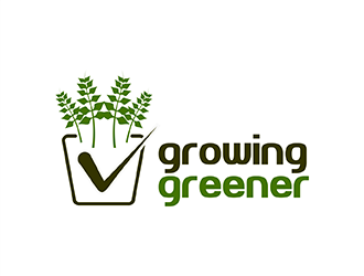 Growing Greener logo design by OxyGen