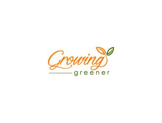 Growing Greener logo design by emyouconcept