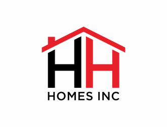 H & H Homes, Inc. logo design by hidro
