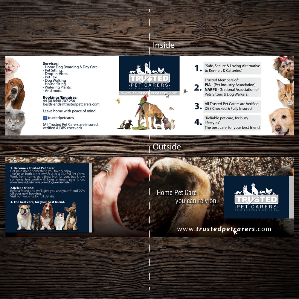 Trusted Pet Carers logo design by Manolo
