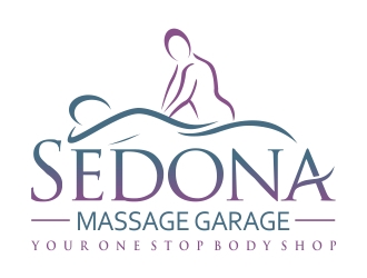 Sedona Massage Garage.....Your One Stop Body Shop logo design by ruki