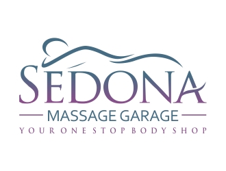 Sedona Massage Garage.....Your One Stop Body Shop logo design by ruki