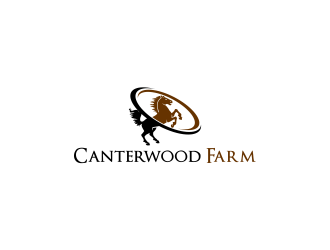 Canterwood Farm logo design by akhi