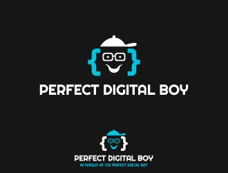 Perfect Digital Boy logo design by BaneVujkov