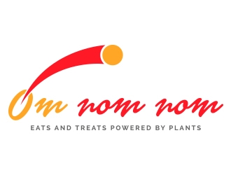 Om Nom Nom - Eats and treats powered by Plants logo design by aqibahmed