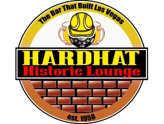 Hardhat Historic Lounge logo design by romano