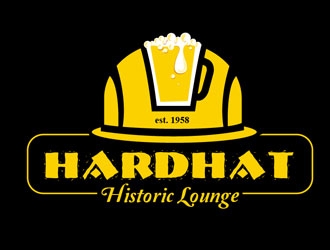 Hardhat Historic Lounge logo design by LogoInvent