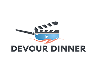 Devour Dinner logo design by OxyGen