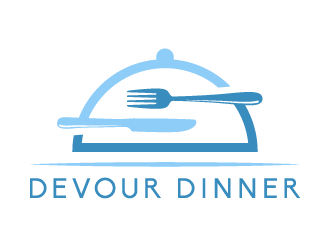 Devour Dinner logo design by akilis13