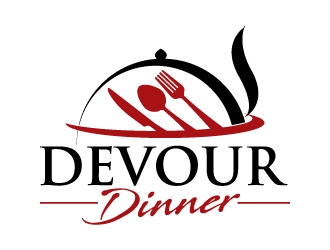 Devour Dinner logo design by jaize