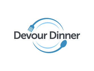 Devour Dinner logo design by keylogo