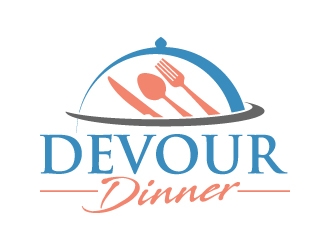Devour Dinner logo design by jaize