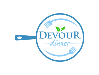 Devour Dinner logo design by keylogo